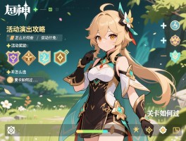 原神活动演出攻略,活动奖励有哪些,角色怎么选,关卡如何过