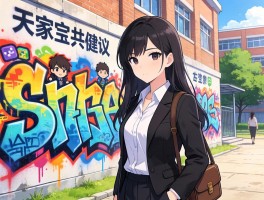 校园涂鸦融入热门游戏引教师热议