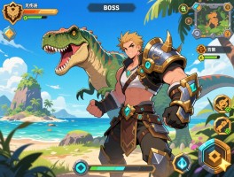 恐龙岛如何boss无伤打法，BOSS刷新位置在哪,怎么卡视角,装备怎么选