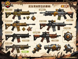 怪物猎人荒野武器制造清单，材料怎么刷,派生路线怎么选,机械武器怎么做