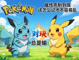 刚玩宝可梦对战总是输，属性克制到底该怎么记才不容易乱？
