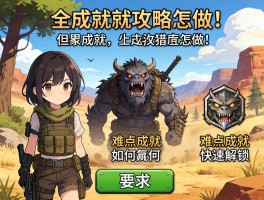 荒野怪物猎人成就,全成就攻略怎么做,难点成就如何快速解锁