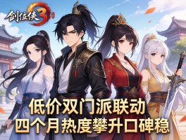 剑侠3双门派联动四个月热度攀升口碑稳