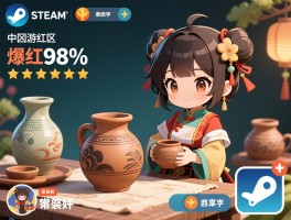 中国陶艺游戏Steam日区爆红超98%好评