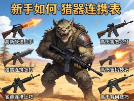 荒野怪物猎人武器连招表，新手如何快速上手,高伤害连招怎么打,不同武器有何技巧
