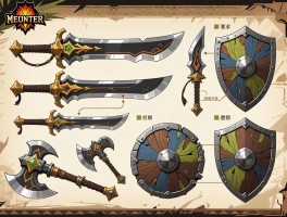 怪物猎人荒野武器衍生图攻略,武器衍生图怎么解锁,大剑衍生路线有哪些,盾斧属性怎么选