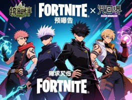 堡垒之夜跨界联动咒术回战四大主角预告曝光