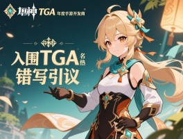 原神入围TGA年度手游开发商名称错写引热议