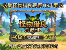 求助：怪物猎人荒野HR卡在40级了，有什么高效的速刷方法吗？