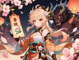 原神春节活动攻略,春曦画桃符怎么玩,免费十连抽在哪领,凶魁巨怪觇候录怎么打