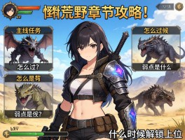 怪物猎人荒野章节攻略，主线任务怎么过，怪物弱点是什么，什么时候解锁上位
