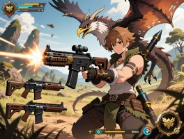 荒野怪物猎人怎么换武器,主副武器如何设置,战斗中怎么切换,鹭鹰龙有什么用