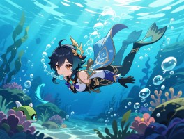 原神3.7水下探索首现 潜泳系统将开放