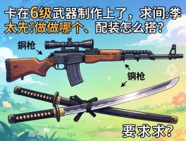 卡在6级武器制作上了，求问铳枪和太刀先做哪个？配装怎么搭？