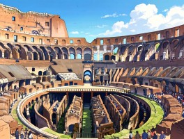 古罗马角斗场到底能容纳多少人？现代游戏里的角斗场设计合理吗？