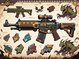 怪物猎人荒野武器材料图，机械武器怎么合成,武器碎片哪里刷,历战怪物怎么打