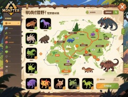 怪物猎人荒野素材表：掉落概率如何查询,采集路线怎么规划,稀有生物在哪找