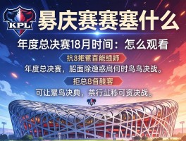 KPL季后赛赛程什么时间，怎么观看，年度总决赛何时鸟巢决战？