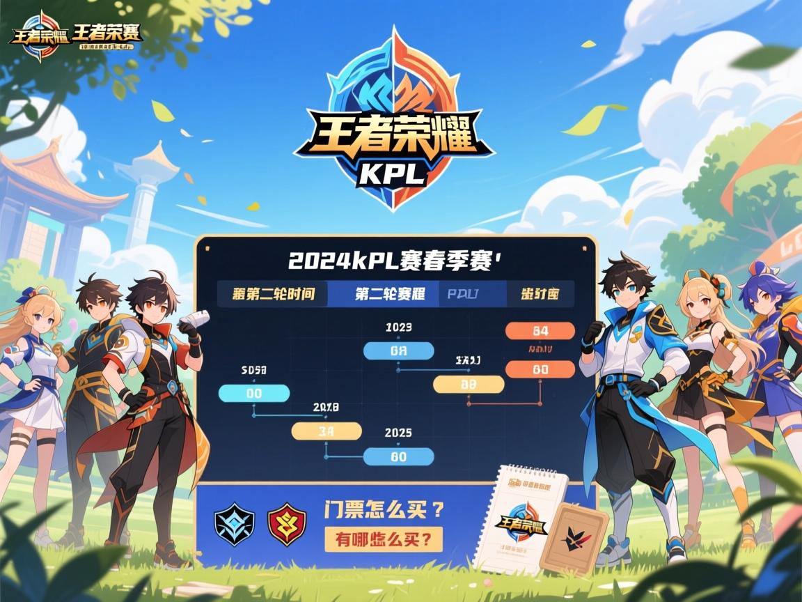 王者荣耀春季赛2024kpl赛程第二轮时间,门票怎么买,有哪些战队? 王者荣耀春季赛2024kpl赛程第二轮时间,门票怎么买,有哪些战队?