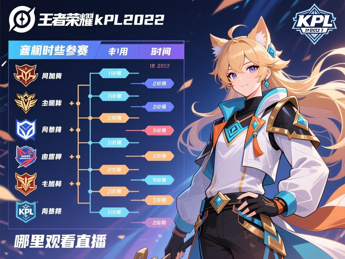 王者荣耀kpl2022赛程时间安排,哪些战队参加,哪里观看直播 王者荣耀kpl2022赛程时间安排,哪些战队参加,哪里观看直播