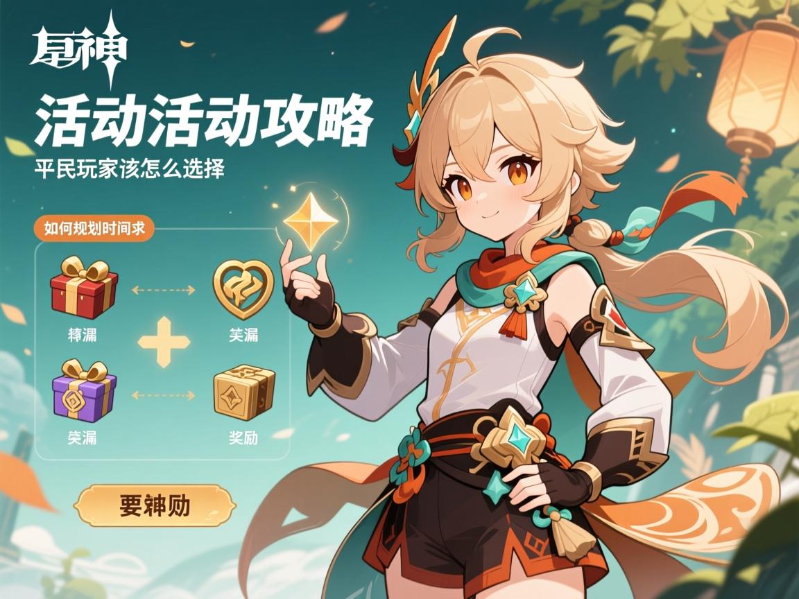 原神活动活动攻略,如何规划时间不漏奖励,平民玩家该怎么选择 原神活动活动攻略,如何规划时间不漏奖励,平民玩家该怎么选择