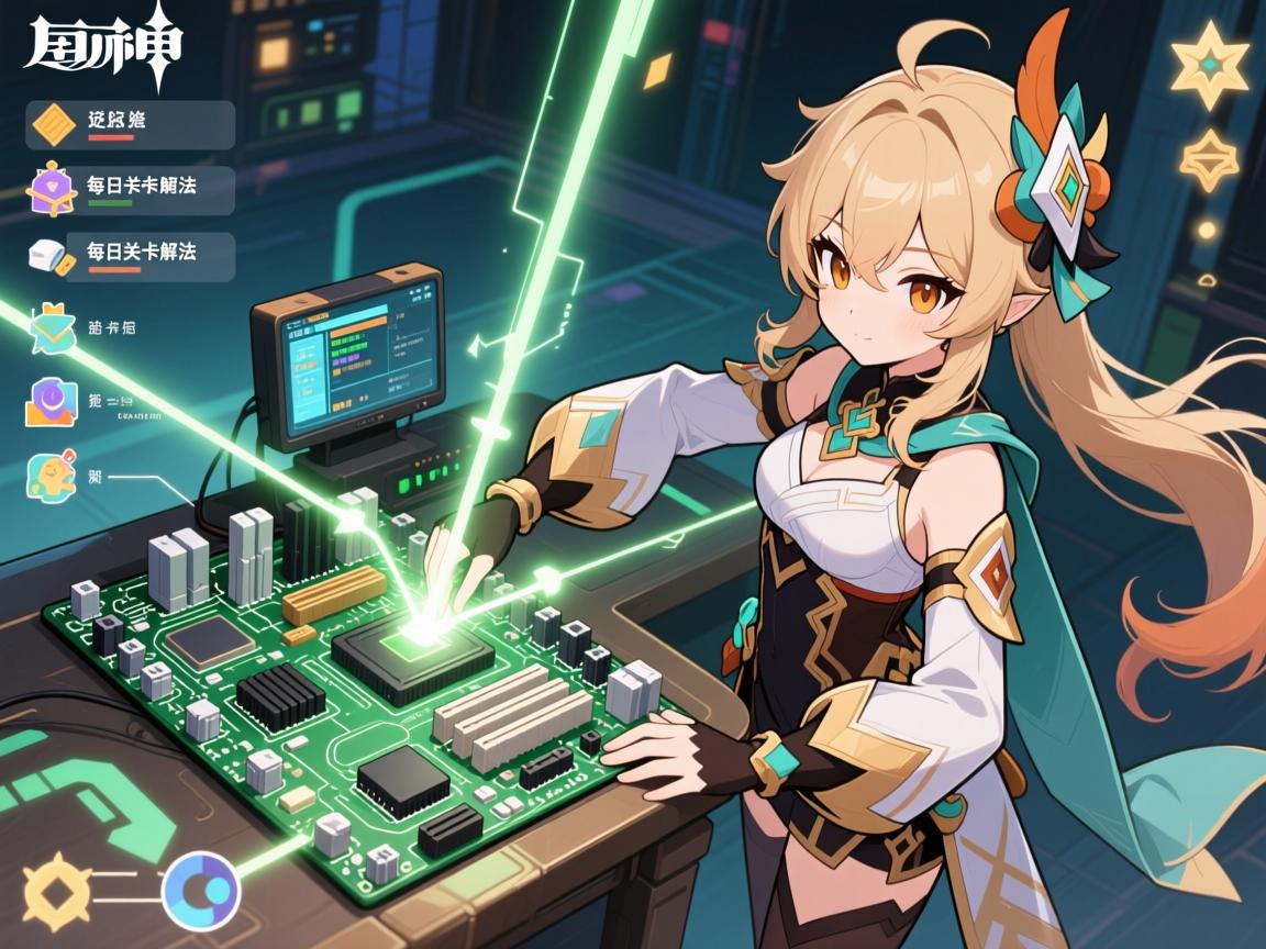 原神活动连线攻略,主板调试问题集怎么过,光束连接技巧,每日关卡解法 原神活动连线攻略,主板调试问题集怎么过,光束连接技巧,每日关卡解法