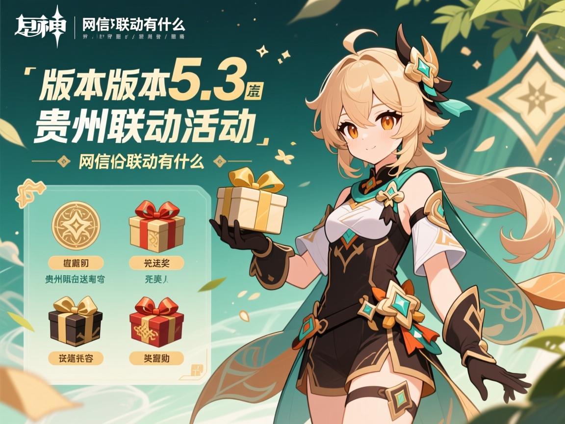 原神5.3版本的联动活动有哪些,和贵州的联动送什么奖励,网信办联动有什么内容 原神5.3版本的联动活动有哪些,和贵州的联动送什么奖励,网信办联动有什么内容