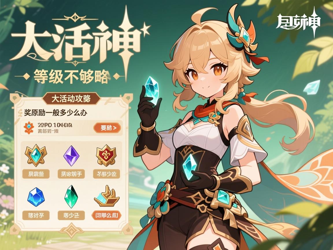 原神大活动活动攻略,大活动有哪些类型,奖励一般多少原石,等级不够怎么办 原神大活动活动攻略,大活动有哪些类型,奖励一般多少原石,等级不够怎么办
