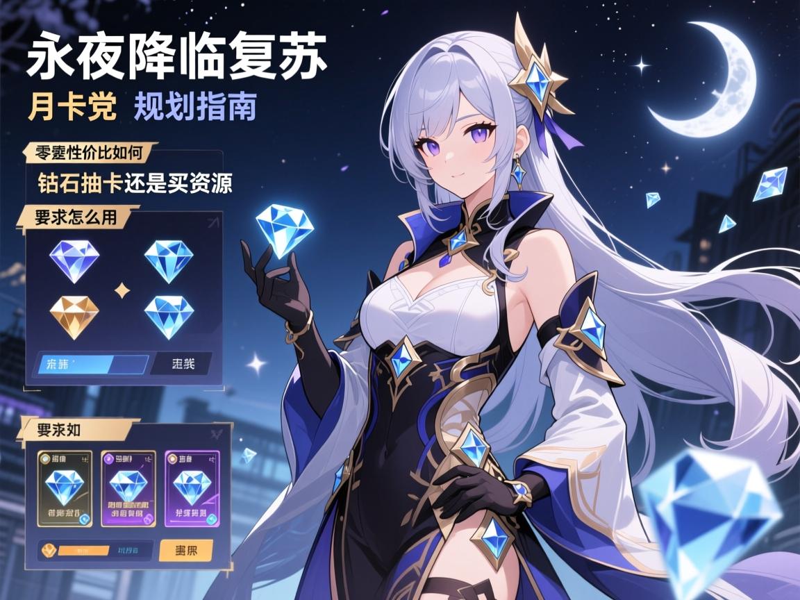 永夜降临复苏钻石规划指南,零氪党钻石怎么用,月卡党性价比如何,钻石抽卡还是买资源 永夜降临复苏钻石规划指南,零氪党钻石怎么用,月卡党性价比如何,钻石抽卡还是买资源