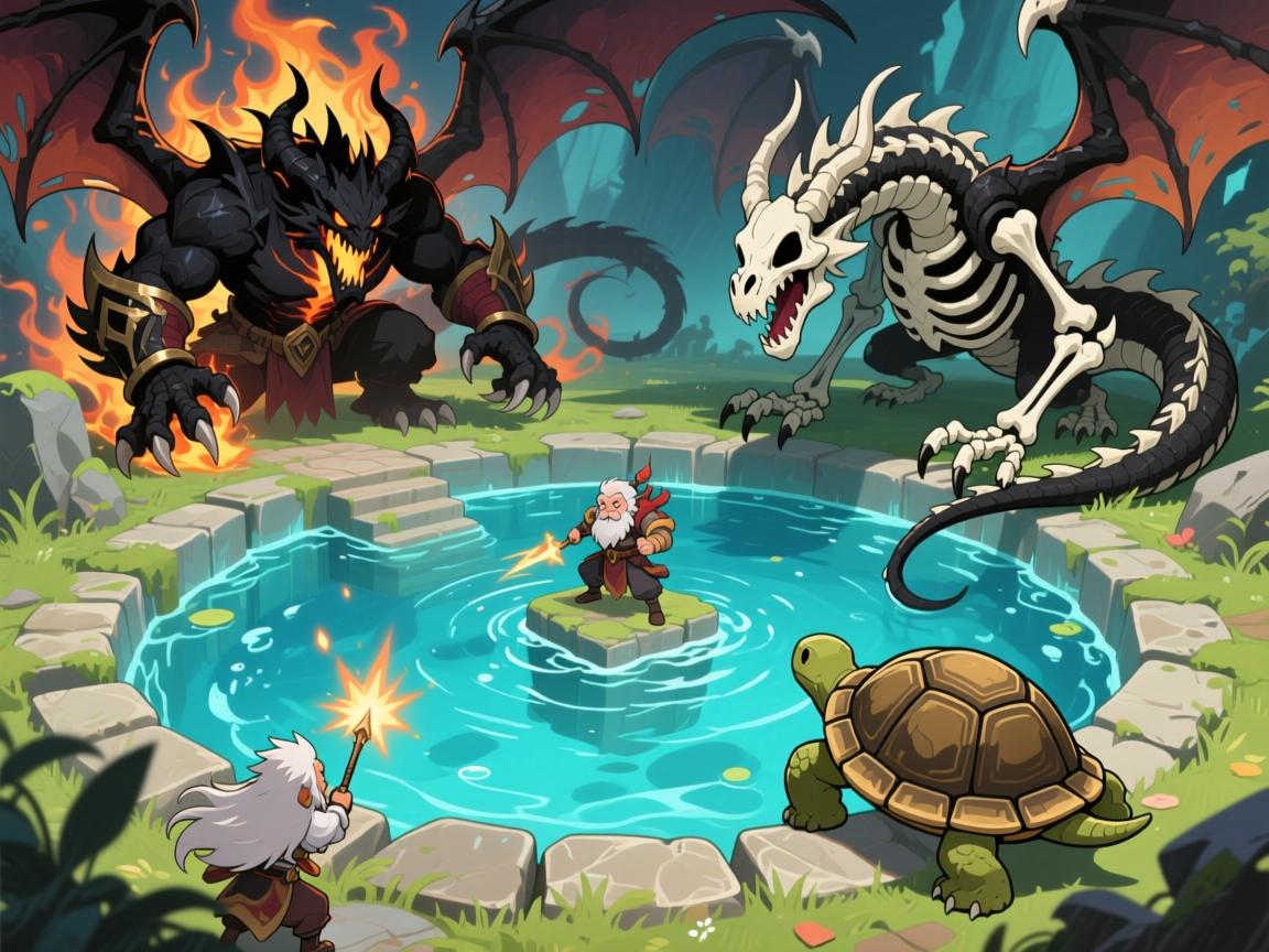 创魔无伤打法老boss,水池龟怎么卡位,黑霸如何单刷,骨龙能不能绕圈打 创魔无伤打法老boss,水池龟怎么卡位,黑霸如何单刷,骨龙能不能绕圈打