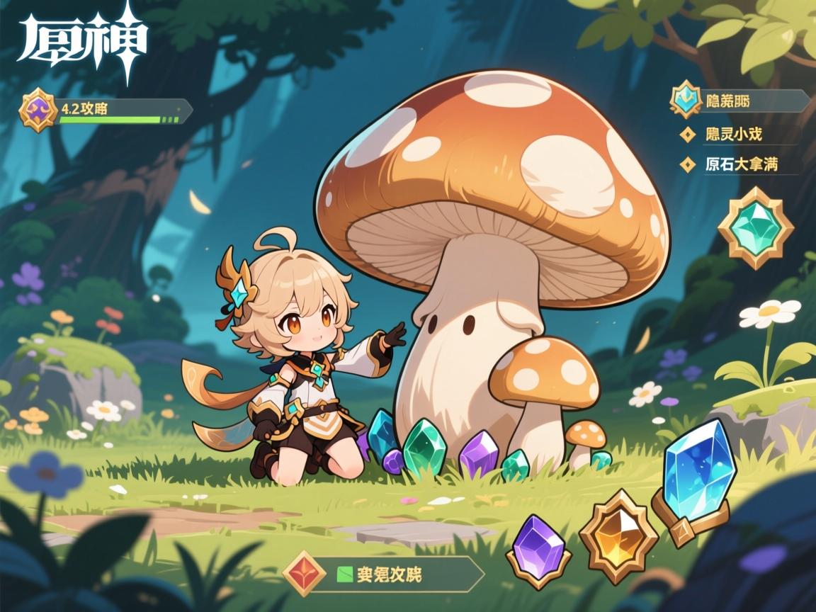 原神4.2攻略活动,小小灵蕈大幻戏怎么打,隐藏成就有哪些,原石怎么拿满 原神4.2攻略活动,小小灵蕈大幻戏怎么打,隐藏成就有哪些,原石怎么拿满