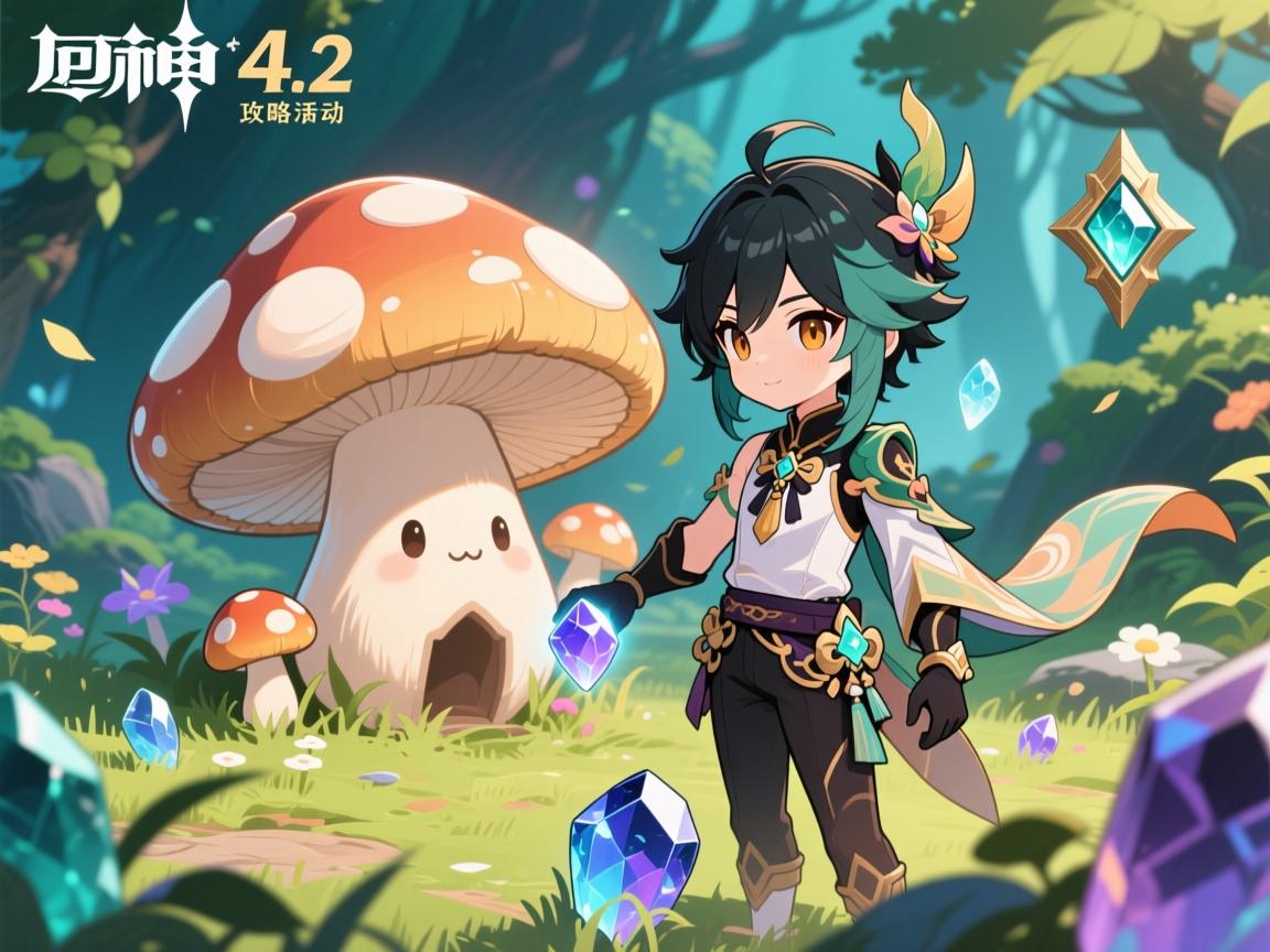 原神4.2攻略活动,小小灵蕈大幻戏怎么打,隐藏成就有哪些,原石怎么拿满 原神4.2攻略活动,小小灵蕈大幻戏怎么打,隐藏成就有哪些,原石怎么拿满