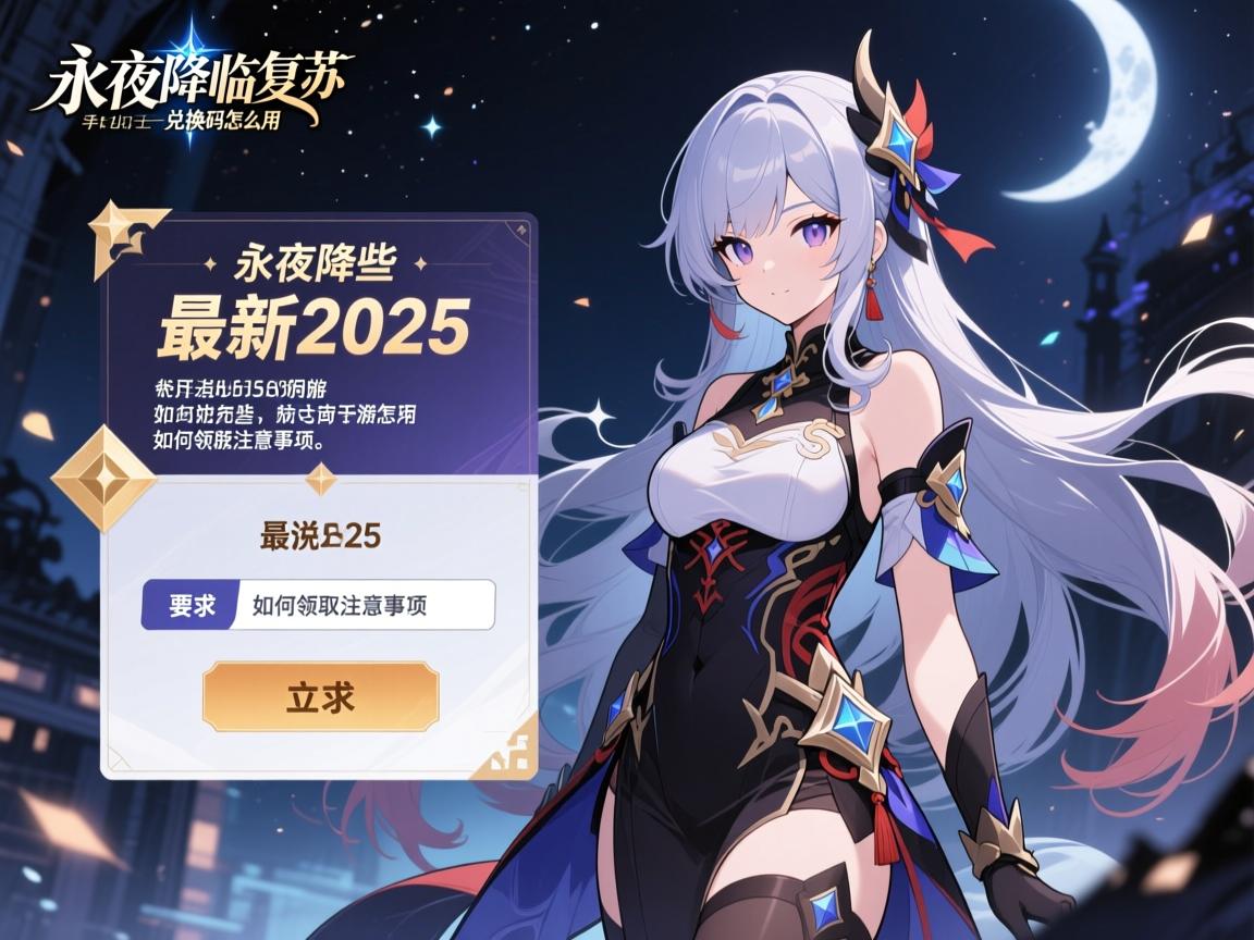 永夜降临复苏手游兑换码怎么用,最新2025有哪些,如何领取注意事项 永夜降临复苏手游兑换码怎么用,最新2025有哪些,如何领取注意事项