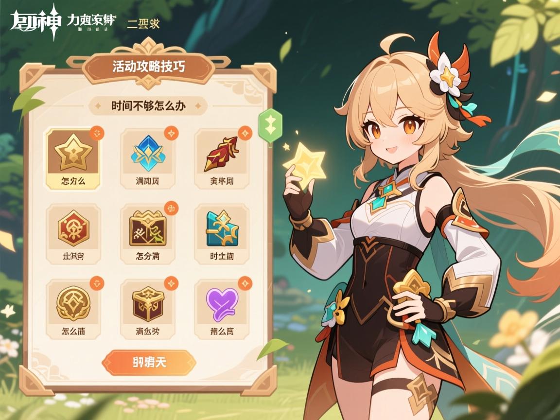 原神活动攻略技巧,活动怎么分类,奖励怎么拿满,时间不够怎么办 原神活动攻略技巧,活动怎么分类,奖励怎么拿满,时间不够怎么办