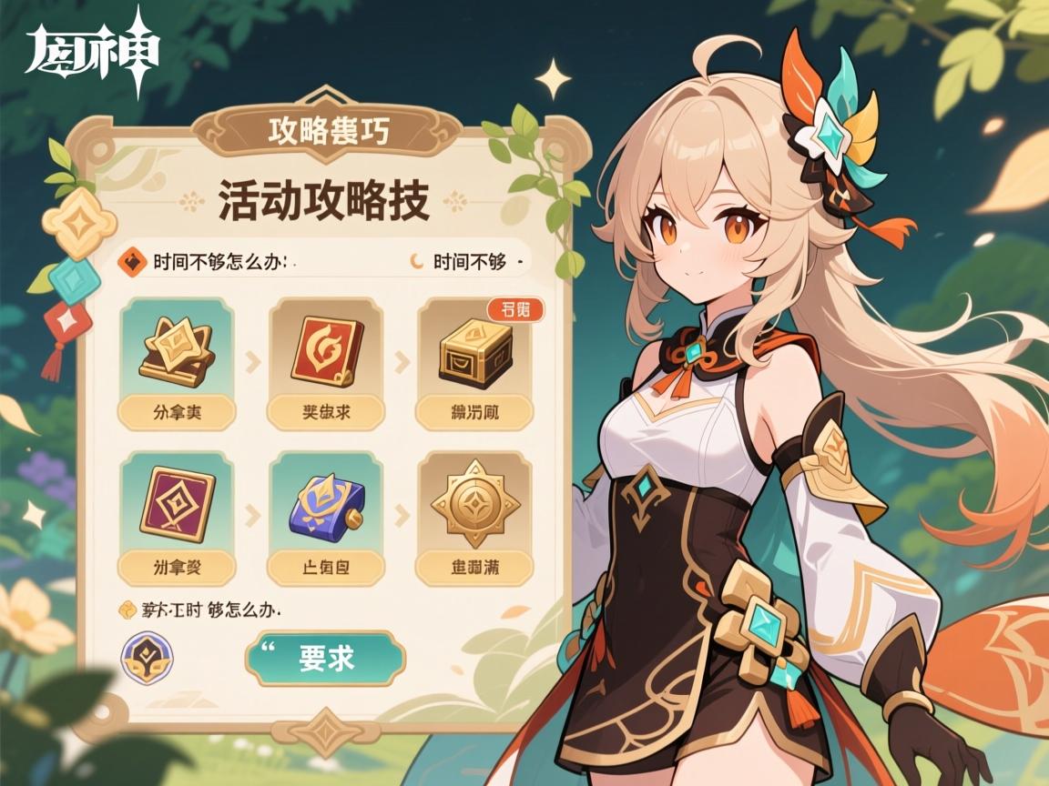 原神活动攻略技巧,活动怎么分类,奖励怎么拿满,时间不够怎么办 原神活动攻略技巧,活动怎么分类,奖励怎么拿满,时间不够怎么办