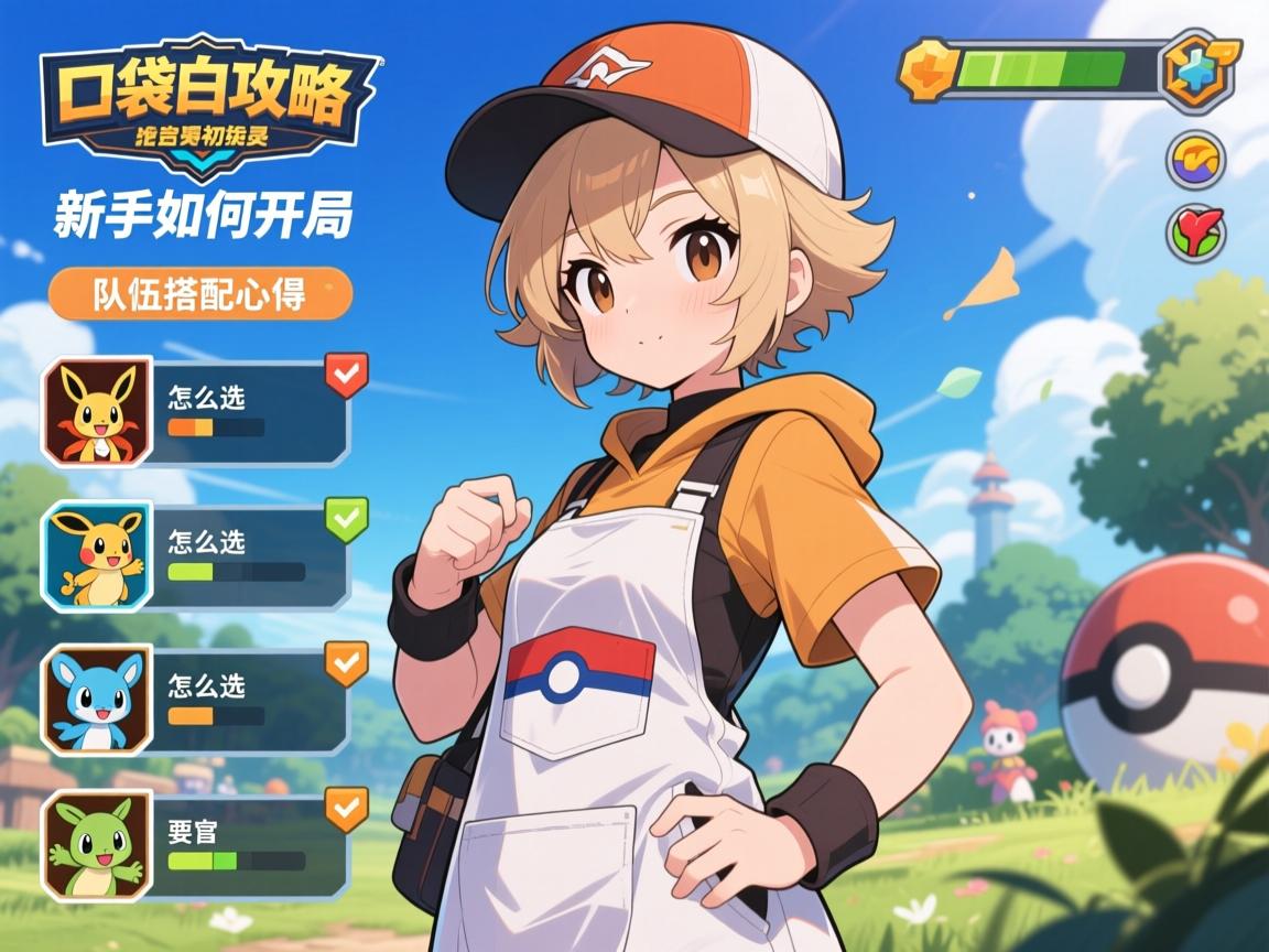 口袋白攻略丨新手如何开局,初始精灵怎么选,道馆挑战技巧,队伍搭配心得 口袋白攻略丨新手如何开局,初始精灵怎么选,道馆挑战技巧,队伍搭配心得