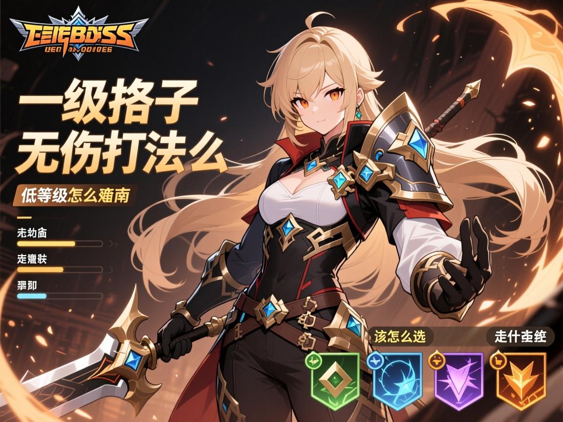 一级boss无伤打法指南,低等级怎么打高难boss,装备该怎么选,走位有什么技巧 一级boss无伤打法指南,低等级怎么打高难boss,装备该怎么选,走位有什么技巧