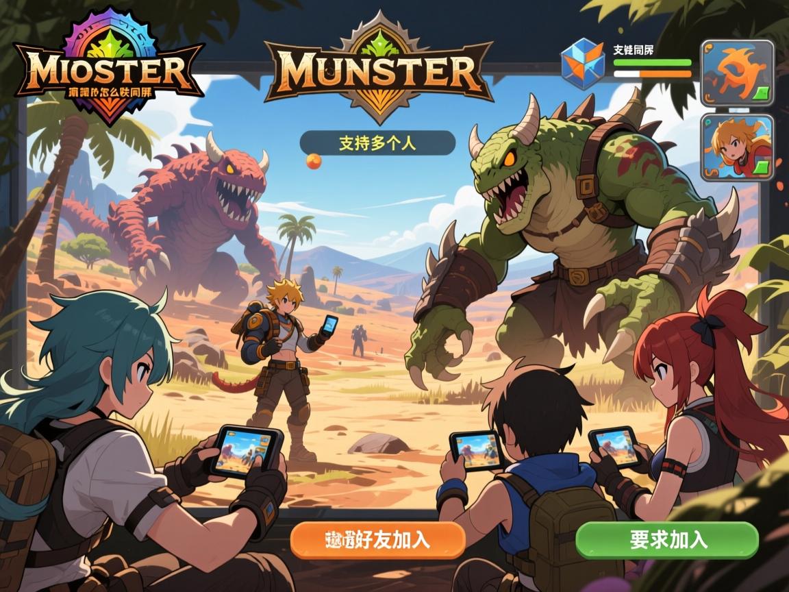 怪物猎人荒野怎么联机同屏,支持几个人一起玩,怎么邀请好友加入 怪物猎人荒野怎么联机同屏,支持几个人一起玩,怎么邀请好友加入