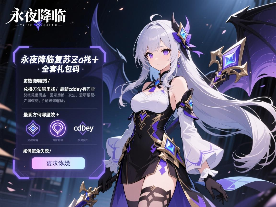 永夜降临复苏全套礼包码,兑换方法哪里找,最新cdkey有哪些,如何避免失效 永夜降临复苏全套礼包码,兑换方法哪里找,最新cdkey有哪些,如何避免失效