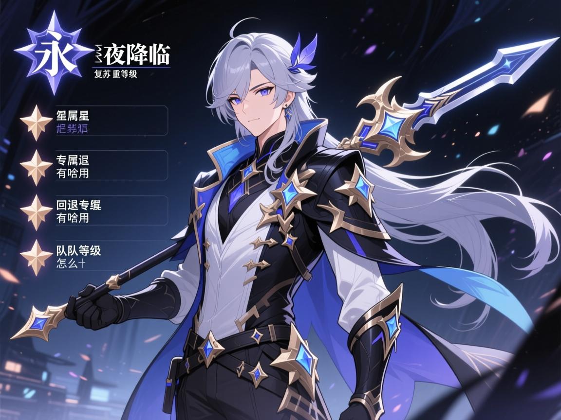 永夜降临复苏重置等级,角色星级怎么重置,专属武器回退有啥用,队伍等级怎么算 永夜降临复苏重置等级,角色星级怎么重置,专属武器回退有啥用,队伍等级怎么算
