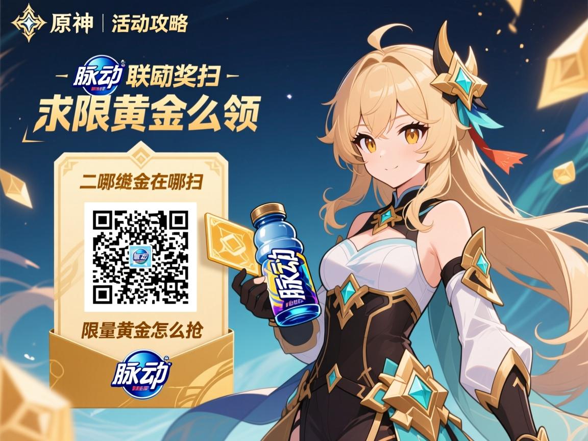 脉动原神活动攻略,脉动联动奖励怎么领,二维码在哪扫,限量黄金怎么抢 脉动原神活动攻略,脉动联动奖励怎么领,二维码在哪扫,限量黄金怎么抢