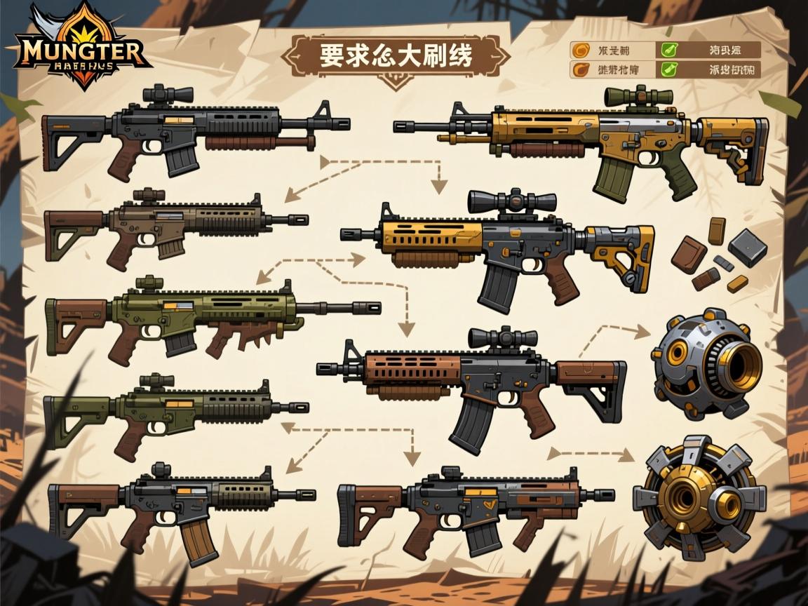 怪物猎人荒野武器制造清单,材料怎么刷,派生路线怎么选,机械武器怎么做 怪物猎人荒野武器制造清单,材料怎么刷,派生路线怎么选,机械武器怎么做