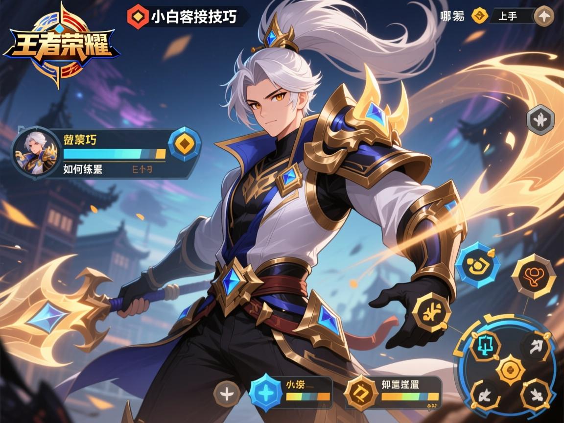 王者荣耀小白连招技巧,哪个英雄容易上手,怎么设置操作,如何快速练习 王者荣耀小白连招技巧,哪个英雄容易上手,怎么设置操作,如何快速练习