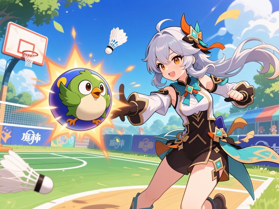 原神打球活动攻略,砰砰魔球怎么完美回击,雀雀球怎么瞄准,羽球活动用什么角色好 原神打球活动攻略,砰砰魔球怎么完美回击,雀雀球怎么瞄准,羽球活动用什么角色好