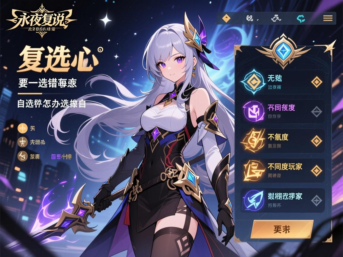 永夜复苏核心传说自选怎么选,选错怎么办,不同氪度玩家选择有什么区别 永夜复苏核心传说自选怎么选,选错怎么办,不同氪度玩家选择有什么区别