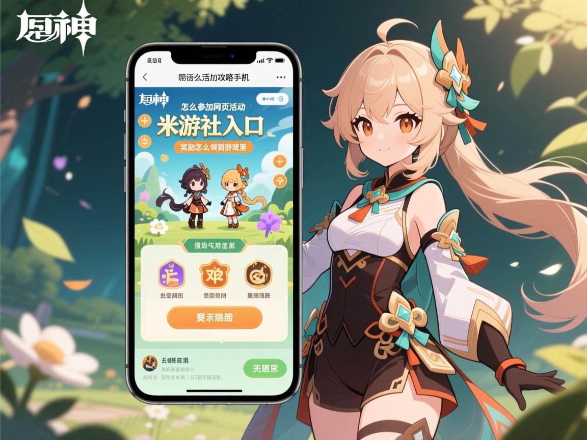 原神活动攻略手机,手机怎么参加网页活动,米游社入口在哪,奖励怎么领到游戏里 原神活动攻略手机,手机怎么参加网页活动,米游社入口在哪,奖励怎么领到游戏里