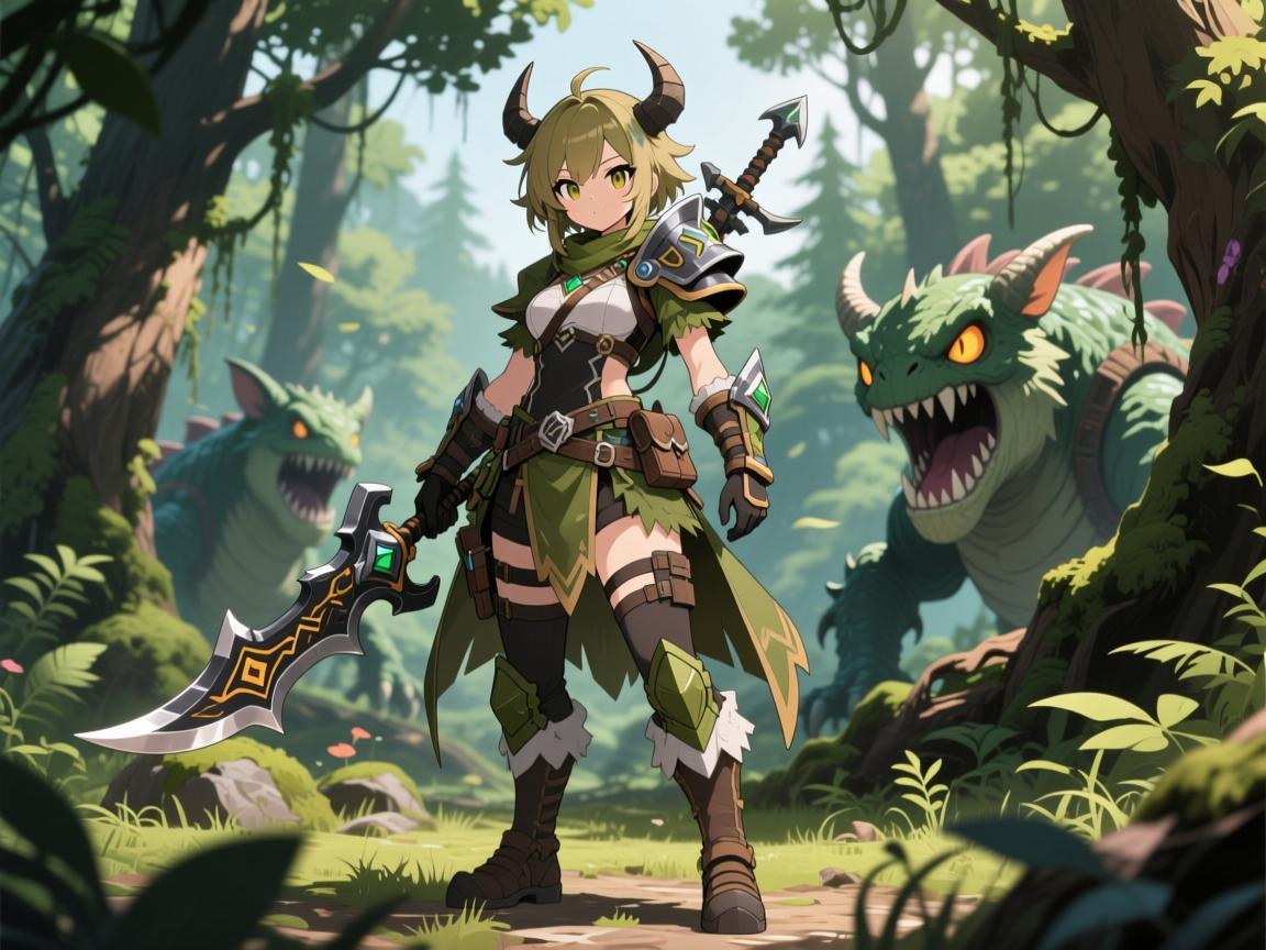 求一套《怪物猎人荒野》好看不贵的新手外观配装,最好有森林风格! 求一套《怪物猎人荒野》好看不贵的新手外观配装,最好有森林风格!