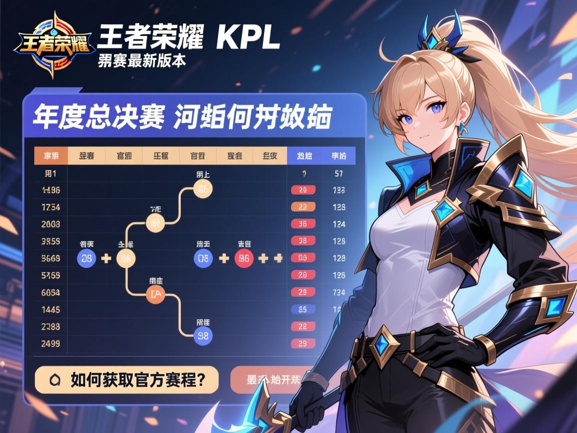 王者荣耀kpl赛程表最新版本,年度总决赛何时开始,如何获取官方赛程? 王者荣耀kpl赛程表最新版本,年度总决赛何时开始,如何获取官方赛程?