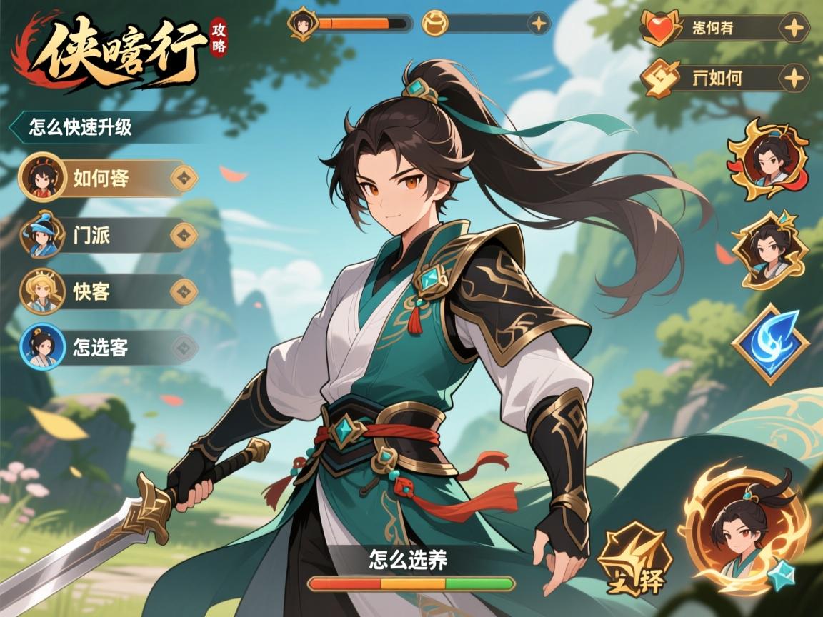 侠客行攻略,怎么快速升级,门派如何选择,侠客怎么培养 侠客行攻略,怎么快速升级,门派如何选择,侠客怎么培养