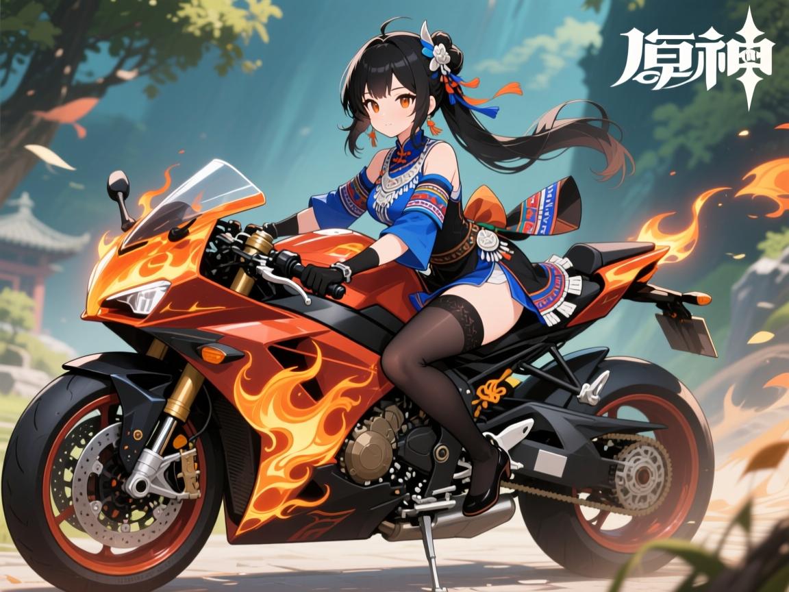 原神5.3版本绘画,火神摩托车怎么画,苗疆少女蓝砚配色技巧,黑丝胡桃细节难点在哪 原神5.3版本绘画,火神摩托车怎么画,苗疆少女蓝砚配色技巧,黑丝胡桃细节难点在哪